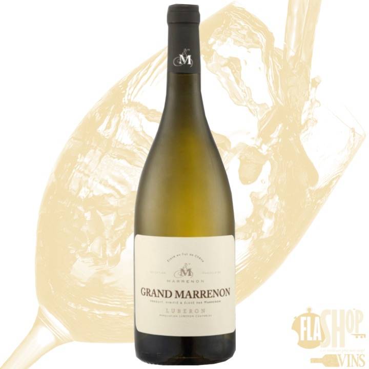 vin blanc Lubéron grand marrenon pas cher à Villeurbanne