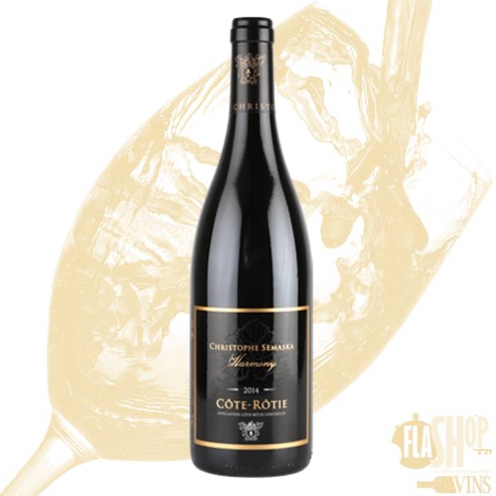 vin rouge Côte Rôtie Harmony Christophe Semaska disponible à Lyon et ses alentours