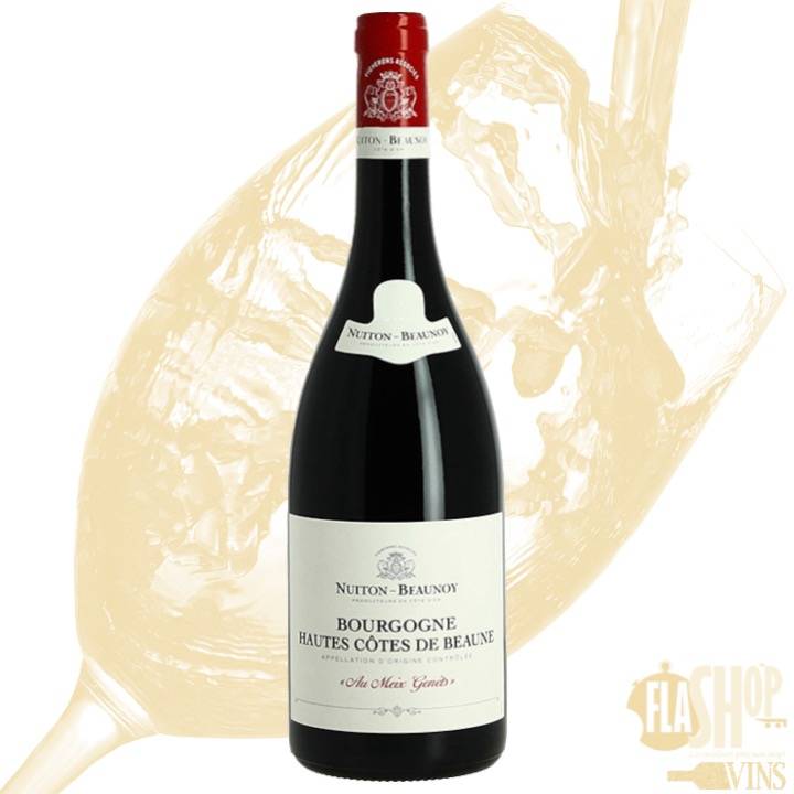 vin rouge Bourgogne Hautes Côtes de Beaune Au Meix Genêts Nuiton-Beaunoy disponible à Lyon et ses alentours