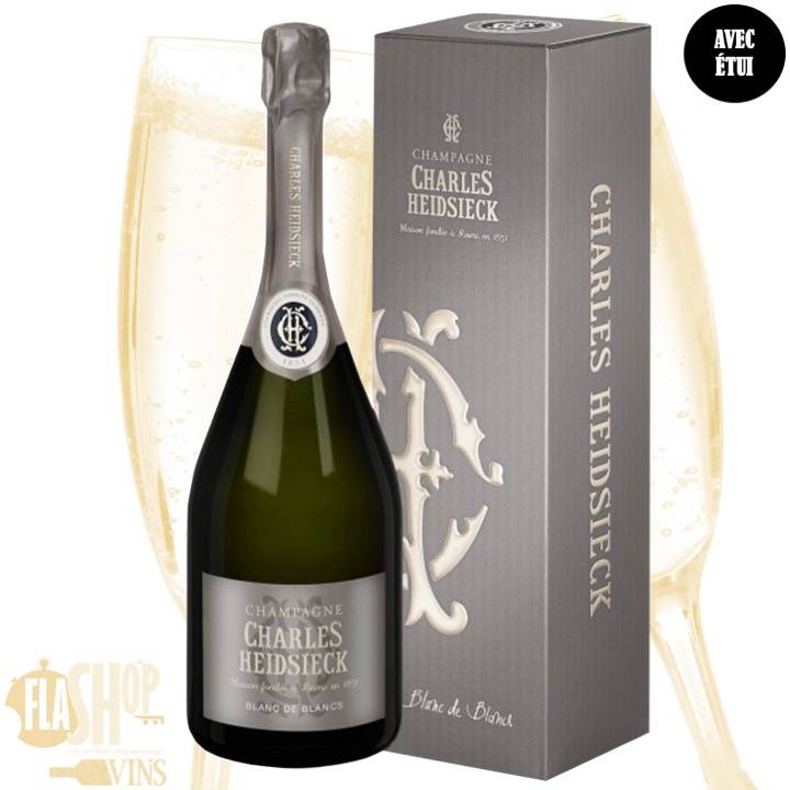 acheter champagne blanc de blancs à Lyon Charles Heidsieck caviste Villeurbanne