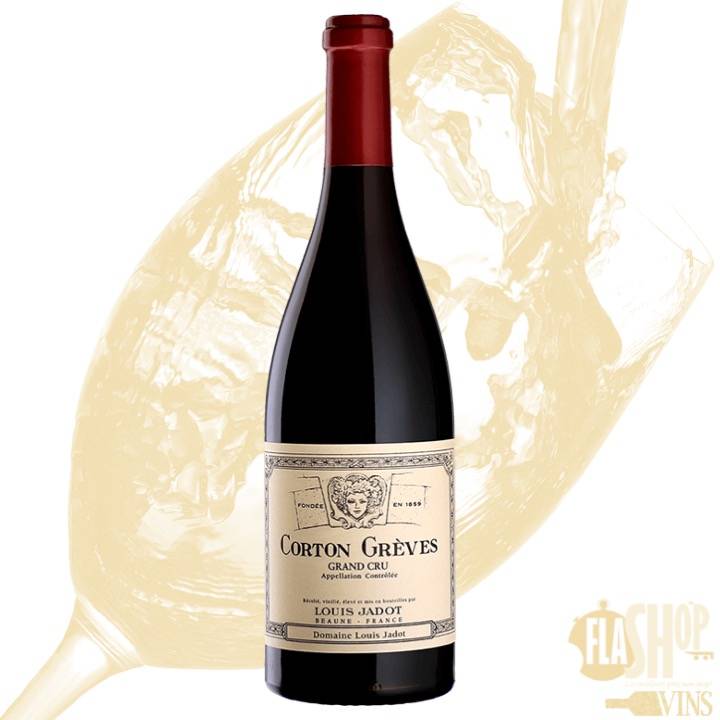 Vin rouge Corton Grèves Grand Cru de la Maison Louis Jadot disponible à Lyon et ses alentours
