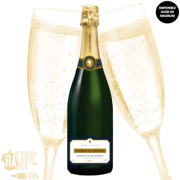 Crémant de Bourgogne Brut Victorine de Chastenay disponible à Lyon et ses alentours