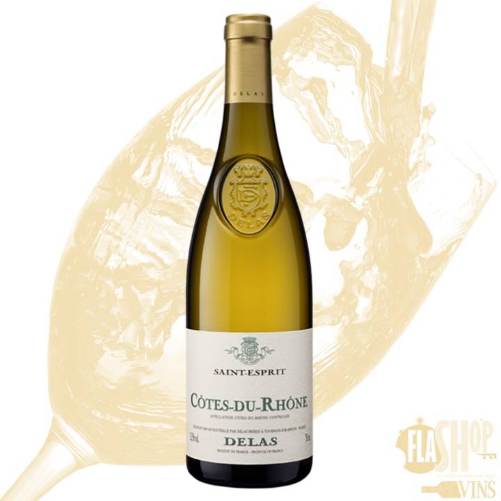 vin blanc côtes du rhône saint esprit maison delas frères pas cher à Lyon