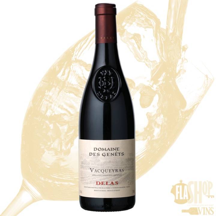 vin rouge vacqueyras domaine des genêts de la maison frères delas pas cher à Lyon