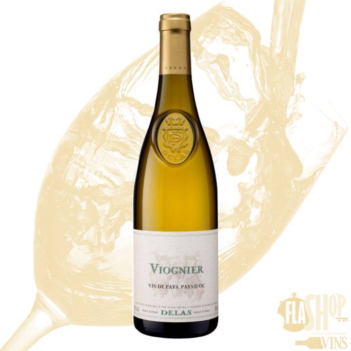 vin blanc Viognier pays d'oc maison delas frères pas cher à Lyon