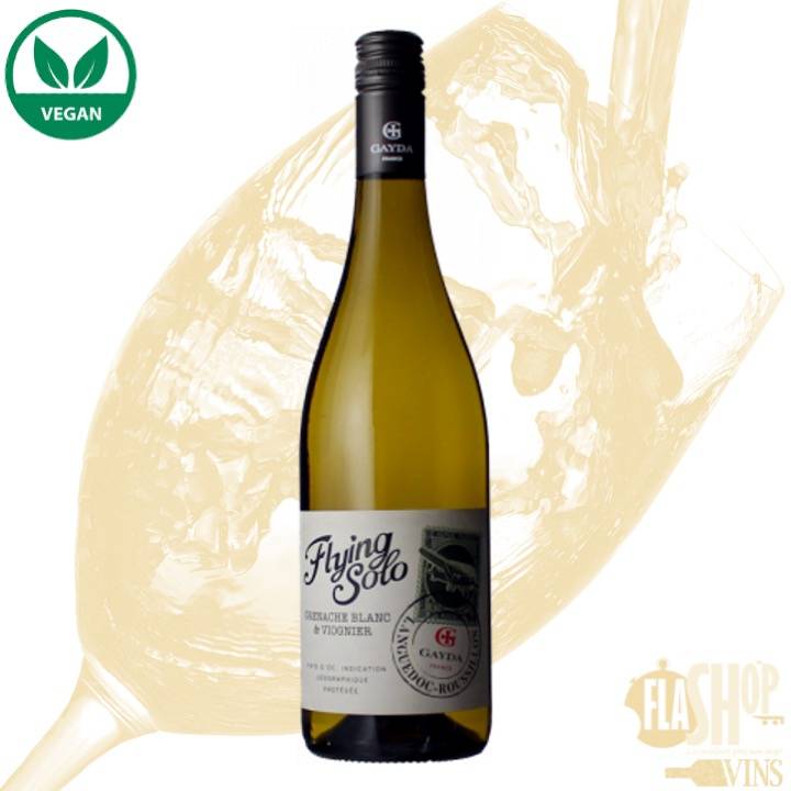 Vin blanc Domaine Gayda Flying Solo disponible à Lyon et ses alentours