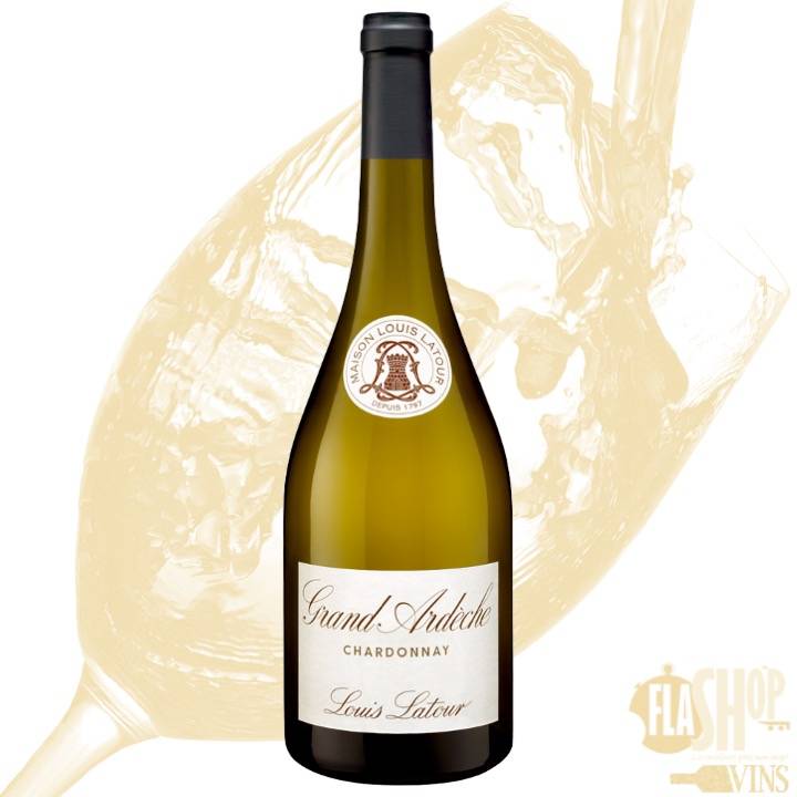 vin blanc Grand Ardèche Chardonnay Maison Louis Latour disponible à lyon et ses alentours