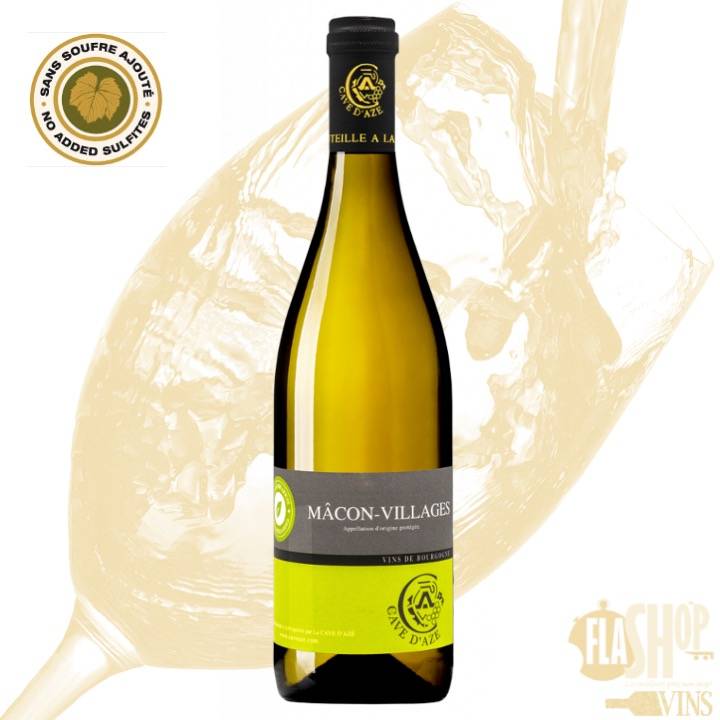 vin blanc mâcon villages sans sulfites cave d'avé disponible à lyon et ses alentours