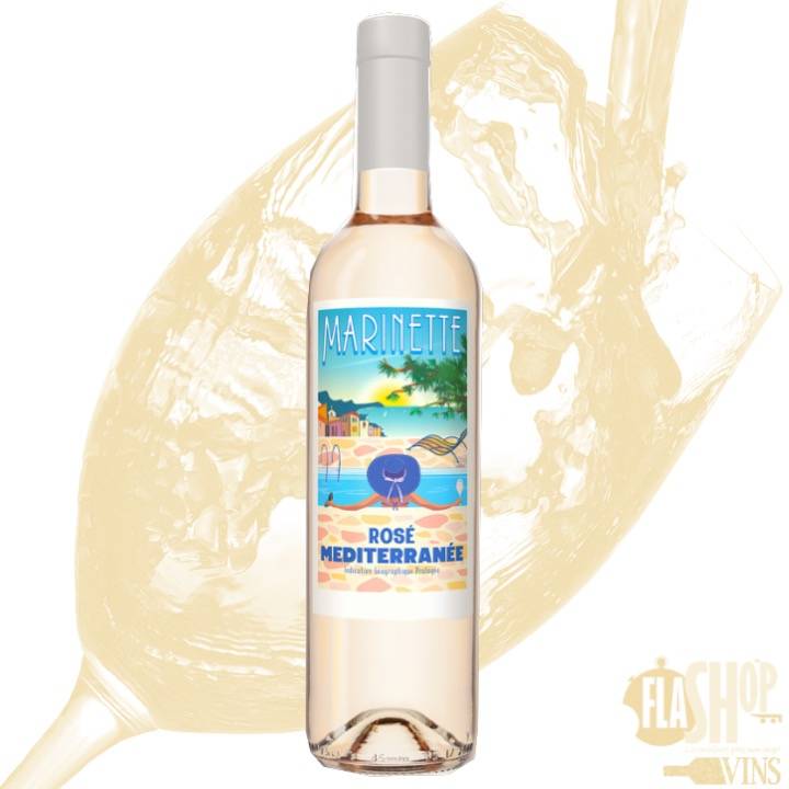 vin rosé La Marinette IGP Méditerranée disponible à Lyon et ses alentours