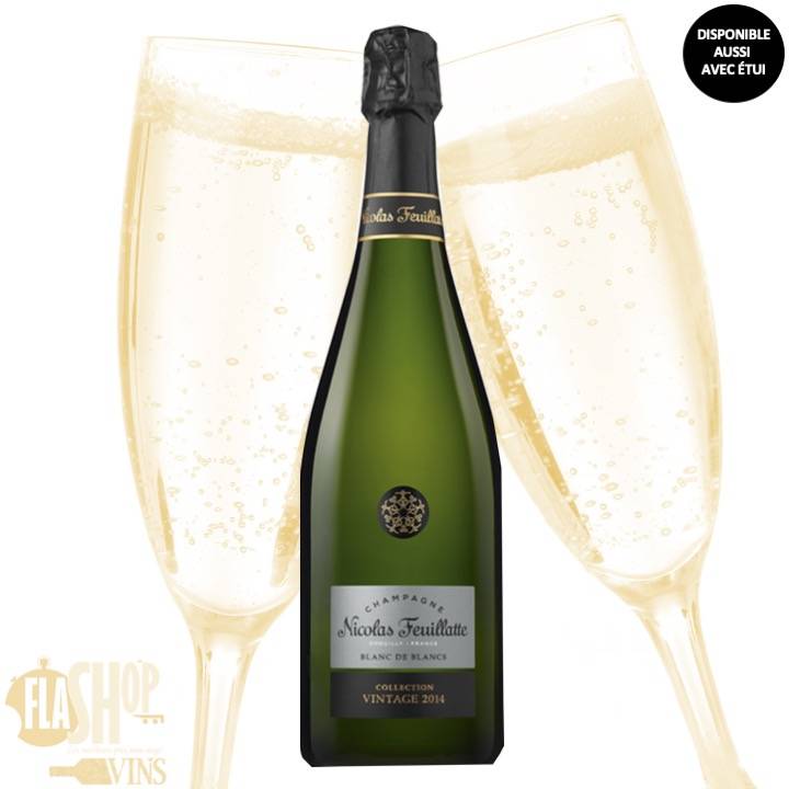 vente de champagne blanc de blancs millésimé collection vintage de Nicolas Feuillatte au meilleur prix à Lyon et ses alentours