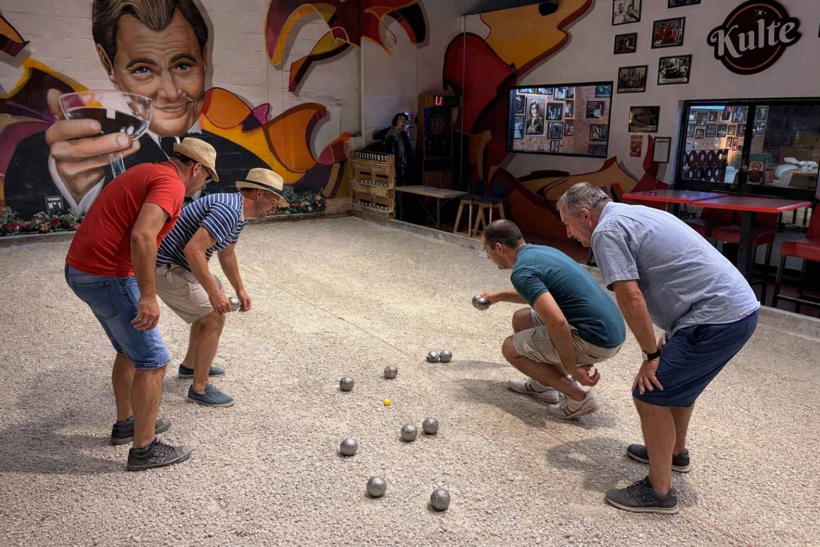 terrains de pétanque à Villeurbanne au Kulte Bar