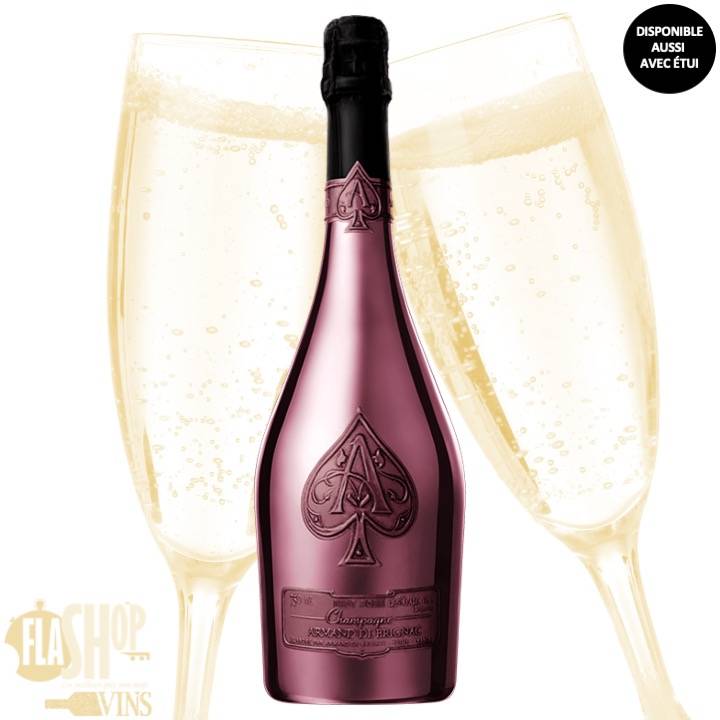 champagne Armand de brignac rosé à lyon et villeurbanne