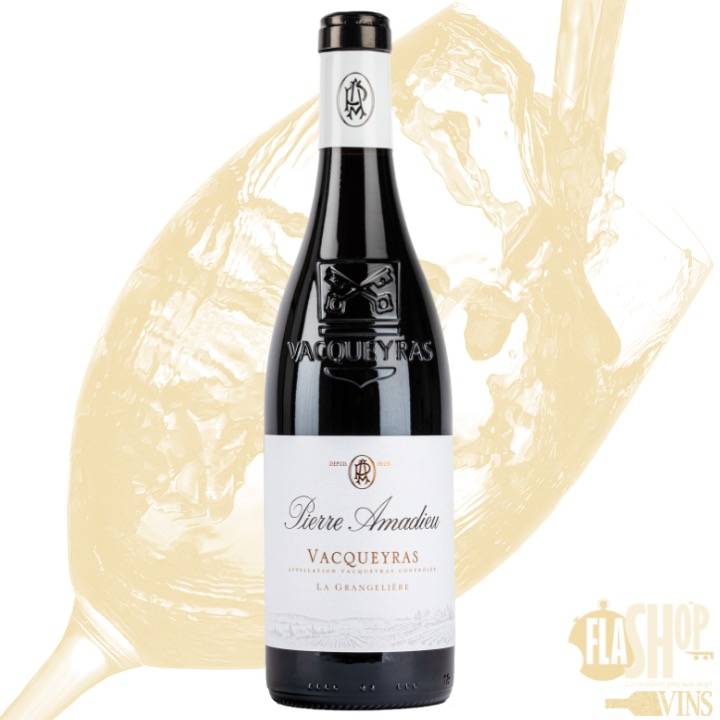 vin rouge Vacqueyras La Grangelière Pierre Amadieu disponible à Lyon et ses alentours