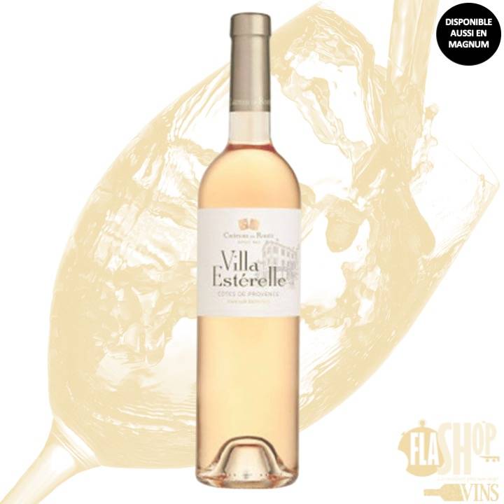 vin rosé Villa Estérelle Château du Rouët disponible à Lyon et ses alentours