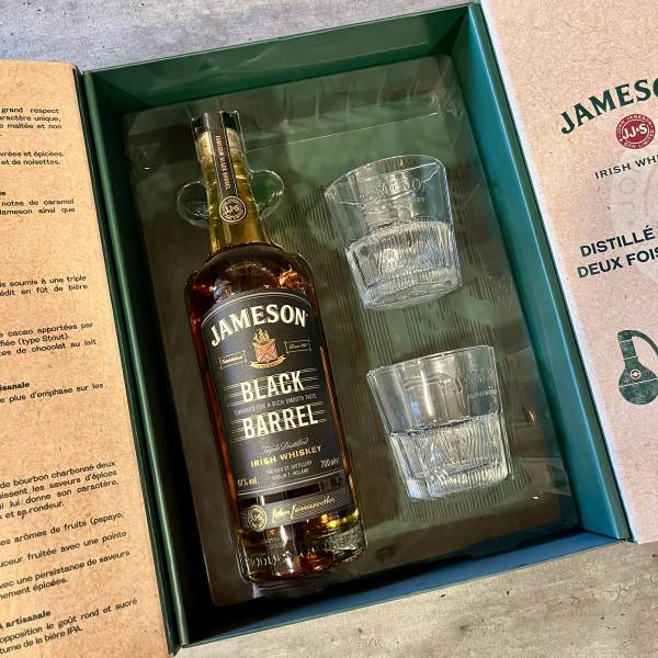 Coffret Whisky Jameson Black Barrel