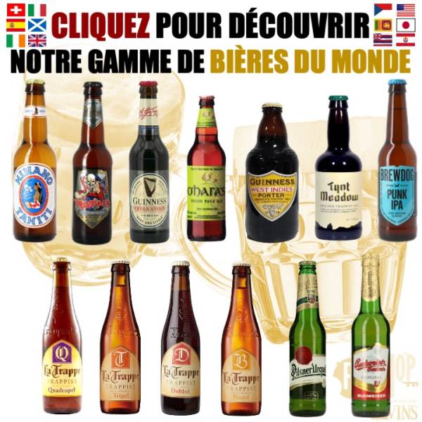 Bières du monde disponible à Lyon et ses alentours